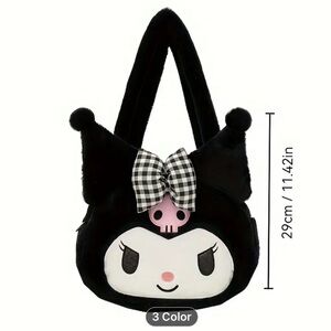 Brand New Kuromi Plush Shoulder Bag